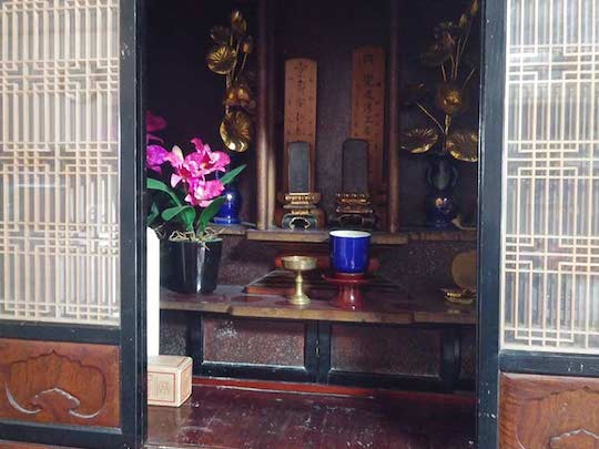 唐木仏壇の簡易洗浄